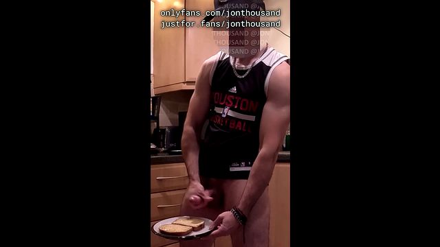 Straight Roommate's Cum Eating Compilation