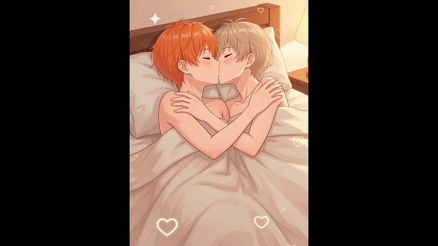 Asian Twinks Nude in Bed Together