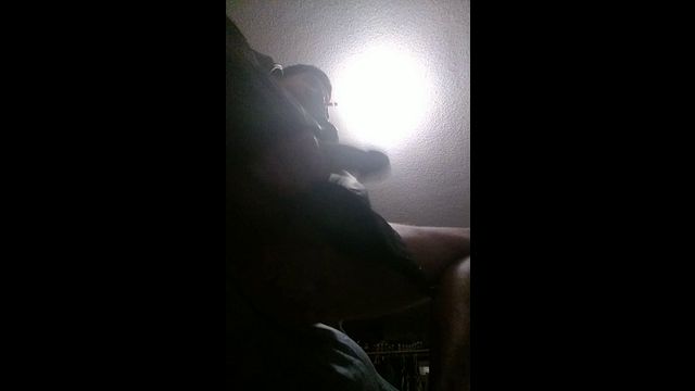 Leather Boy Spanked with Gloved Hand