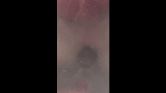 Guy Plays with Glass Butt Plug in Bath