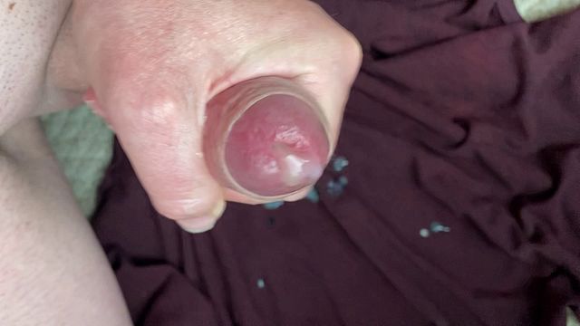 Uncut Chubby Jerks Off Thick Load