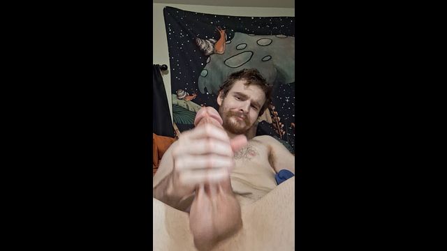 Muscular Guy Shows Off His Big Cock