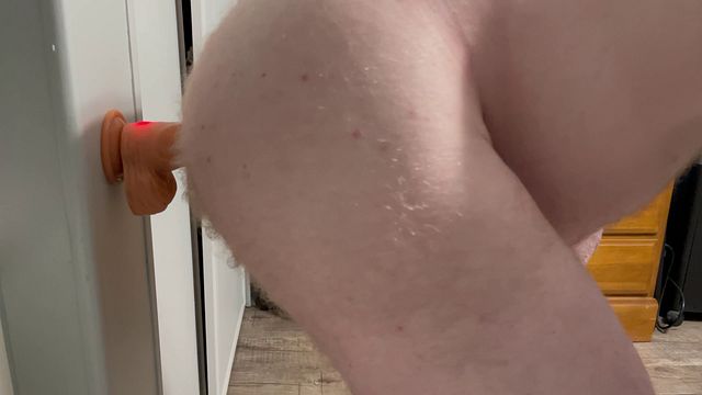Solo Guy Fucks Himself with Dildo