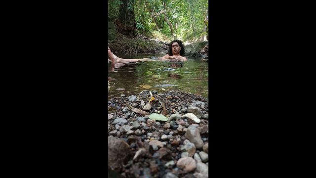 Gay Athlete Takes Cold Plunge, Moans in Ecstasy