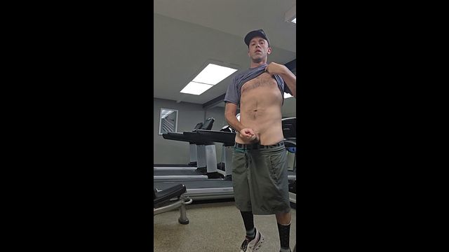 Public Hotel Gym Cumshot Risk
