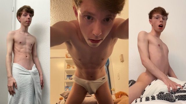 Skinny Boy Humps Blanket Like Fucking Ass