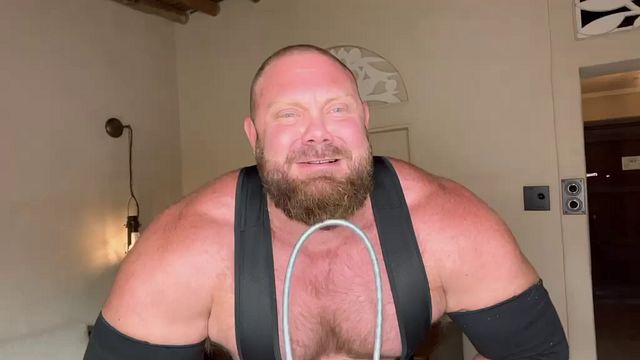 Muscle Bear Tests Endurance Limits