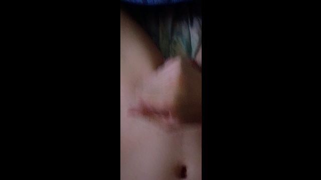 Femboy Cums on Stomach During Intense Masturbation