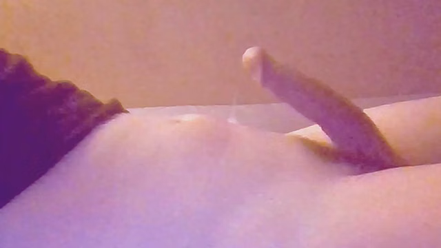 Eager Bottom Tries Hands-Free Cum Challenge During Blowjob