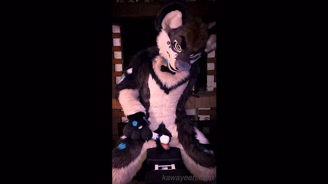 Fursuiter in a Magic Fetish Fantasy Scene