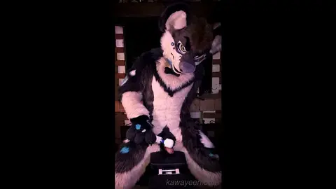 Fursuiter in a Magic Fetish Fantasy Scene