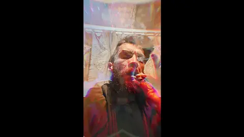 Twink in Black Leather Meditates During Solo Masturbation