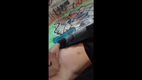 Abandoned Place Solo Blowjob in Dark Room