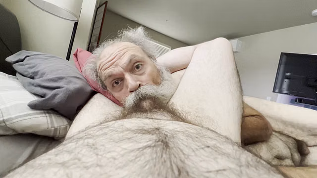 Hairy Daddy Bear Licks Cub's Cock in Intimate Scene