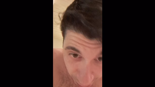 Young Man Ejaculates While Eating Banana