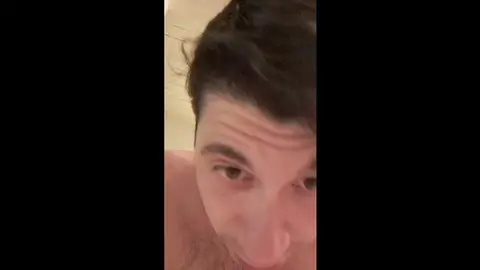 Young Man Ejaculates While Eating Banana