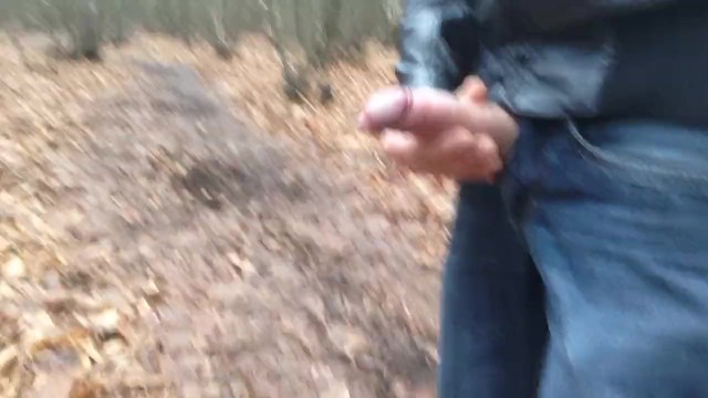 Public Jerk Off Risk Taken by Horny Guy