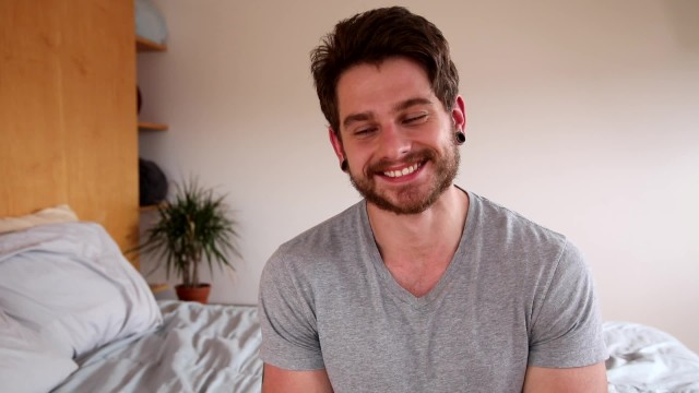 Straight Guy's First Bareback Anal Experience