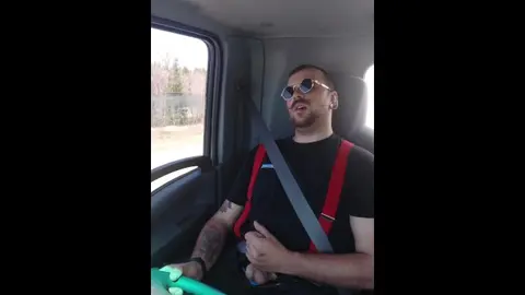 Truck Driver Receives Cumshot at Work