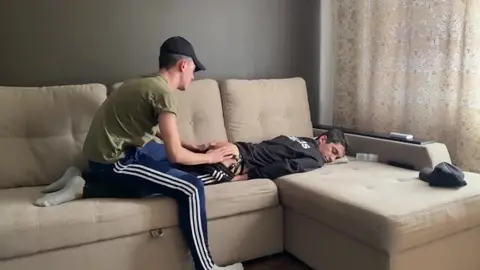 Twink Boyfriend Gets Hard Bareback Fuck