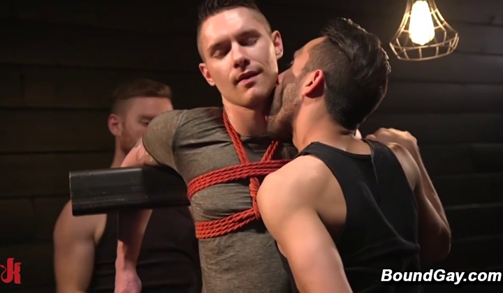 Zak Bishop Bound and Fisted by Top