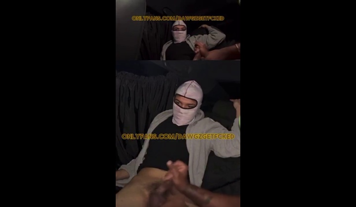 Lightskin Guy Receives Oral from Masked Partner