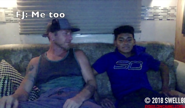 Buddies Jerk Off Together in Duo Masturbation