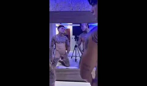 Tattooed Straight Guys Lose Control
