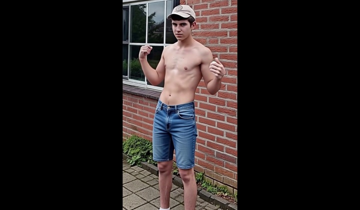 Bound Twink Gets Jerked Off by Dominant Top