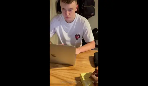 Twink Drops Pen, Gets Fucked in Office