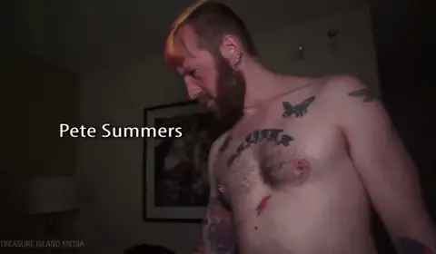 Dark Hunks Engage in Intense Bareback Fucking