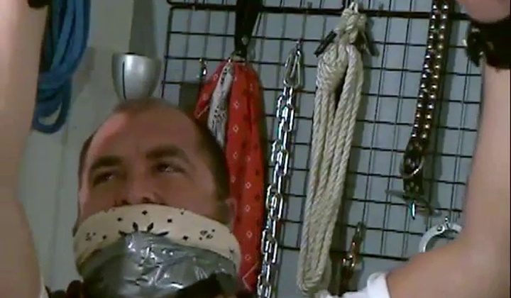 Handsome Men Engage in Rough Bondage Sex