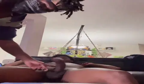 Gay Men Engage in Passionate Oral Sex