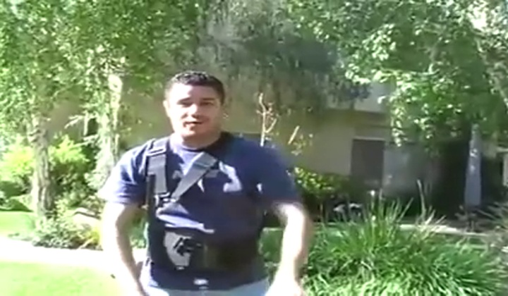 Muscle Guy Shows Off Body