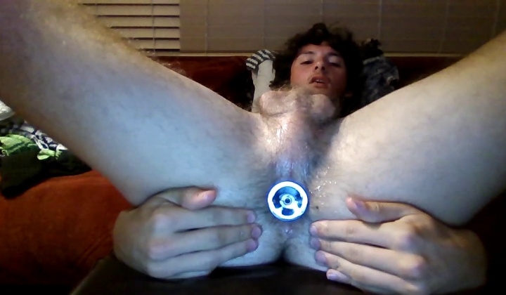 Guy Exposes Tight Hole for Camera
