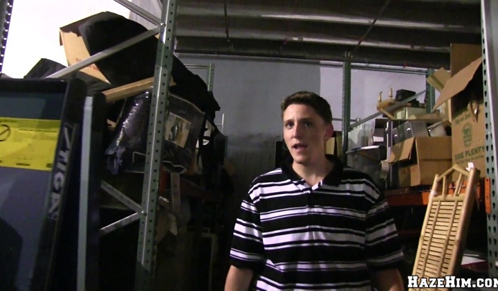 Gay Group Sex at Warehouse Party