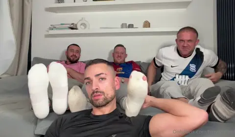 Jock Licks and Cleans 3 Hairy Daddies