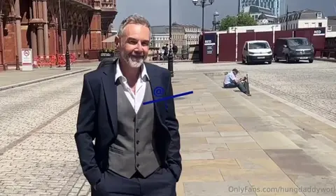 Grey Haired Daddy Fucks Younger Guy