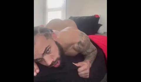 Gay Men Engage in Passionate Foreplay