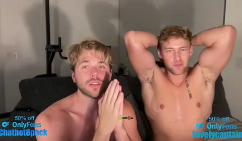 Gay Men Engage in Passionate Oral Sex