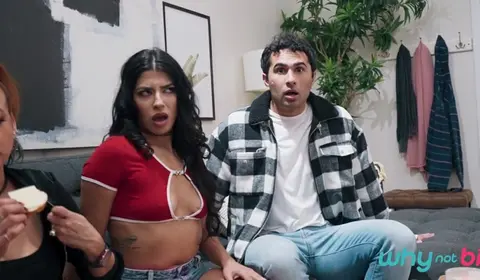 Bisexual Men Engage in Intense Threesome