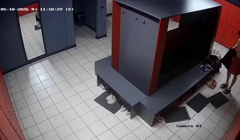 Hidden Cam Catches Locker Room Action
