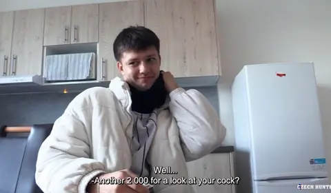Czech Hunter Fucks Young Twink in Public