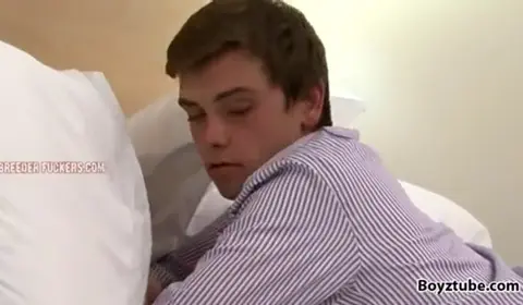 Aidan Gets Bred by Two Hungry Tops