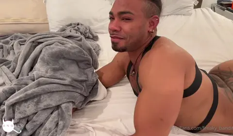 Twink Bottom Takes Bareback Threesome
