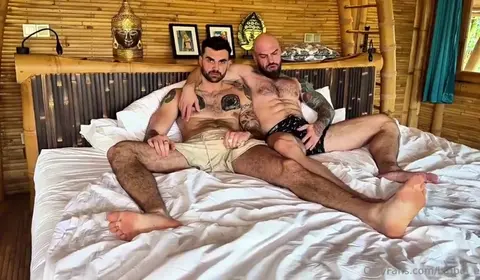 Masculine Men Engage in Hard Fucking