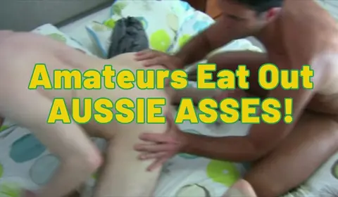 Gay Men Engage in Rimming and Ass Eating