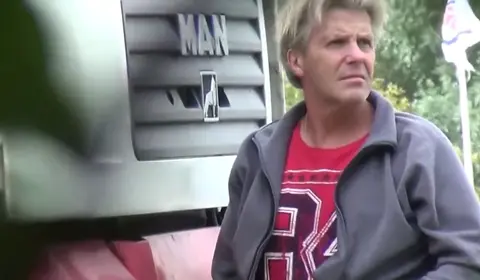 Truckers Caught Peeing by Spy Camera