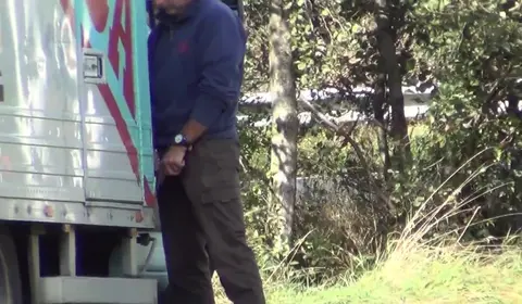 Truckers Caught Peeing in Public Restrooms