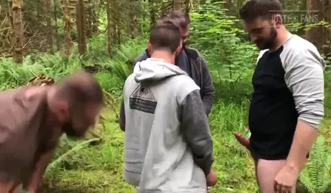 Daddies Fucking in Woods Outdoor Adventure